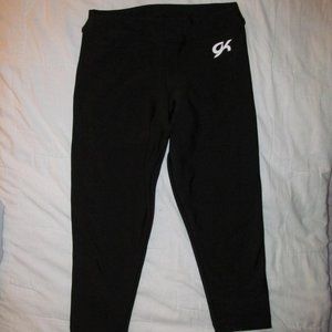 Black GK Gymnastics Leggings Ankle Length
